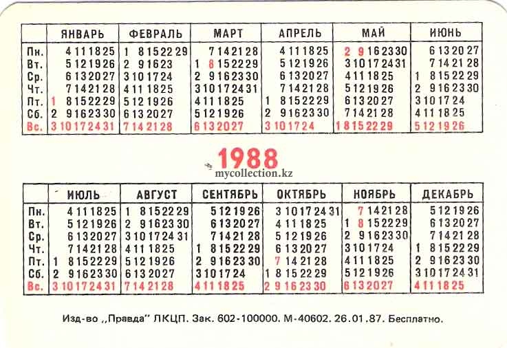 The_Newspaper_Pravda_1988 - газета Правда 