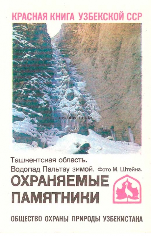Ташкентская область. Водопад Пальтау зимой. 