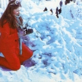 Девушка в красном с фотоаппаратом - Winter etude - Зимний этюд - Lady in red.jpg