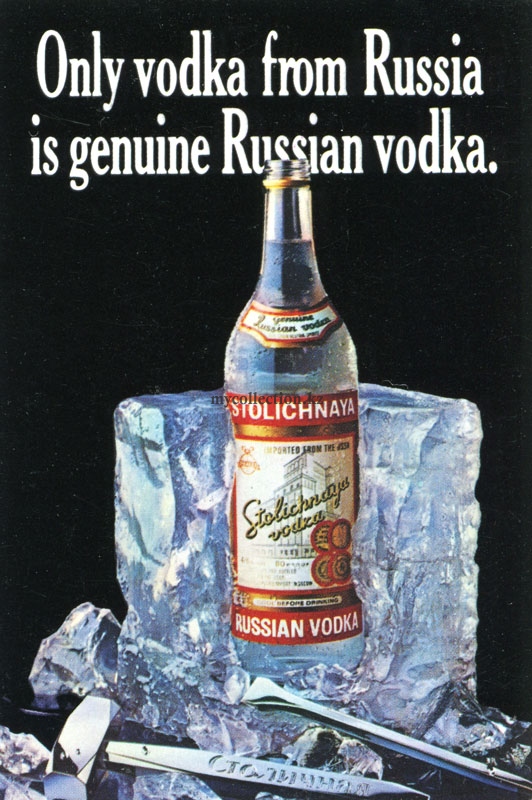 Only vodka from Russia is genuine Russian vodka