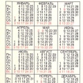 Советский карманный календарь 1988 года | Soviet pocket calendar