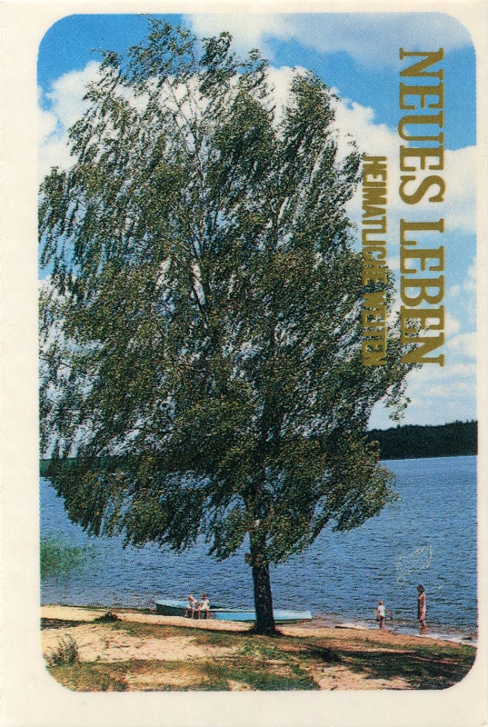 Газета «NEUES LEBEN»  - 1989 - Береза на берегу.jpg