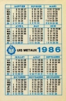 Карманный календарь 1986 года - Taschenkalender