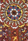 A fragment of embroidery on a Khalat